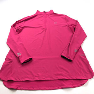 Veil Spark XXL 1/4 Zip Long Sleeve Running Training Pullover Pink MINT